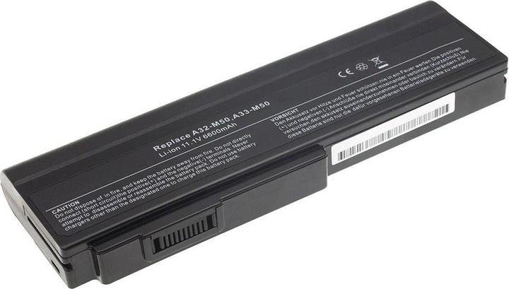 Produktbild GreenCell Laptop Battery for Asus A32-M50 A32-N61 N43 N53 G50 - 11.1V - 6600mAh (9 Zellen, 6600 mAh)