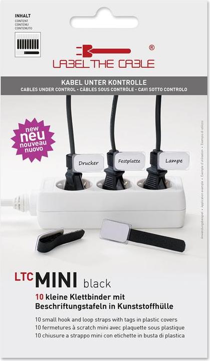 Actual product image Label-the-cable LTC Minir, pack of 10 (Velcro cable ties, 90 mm, 10 pcs.)