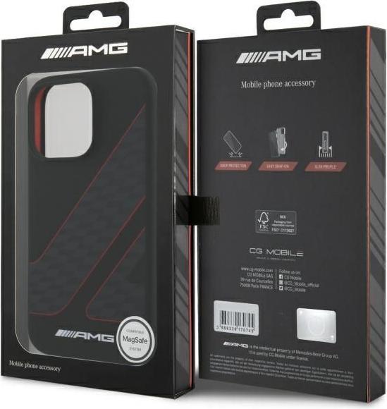 Produktbild Mercedes AMG AMHMP16X2SCFR iPhone 16 Pro Max 6.9" czarny/black hardcase Checkered Flag Pattern MagSafe (Apple iPhone 16 Pro Max)