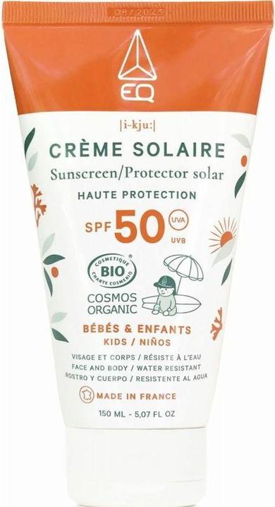 Image du produit EQ-3 Ecran solaire Bebe SPF 50 Bio Cosmos (Crème solaire, SPF 50, 150 ml)