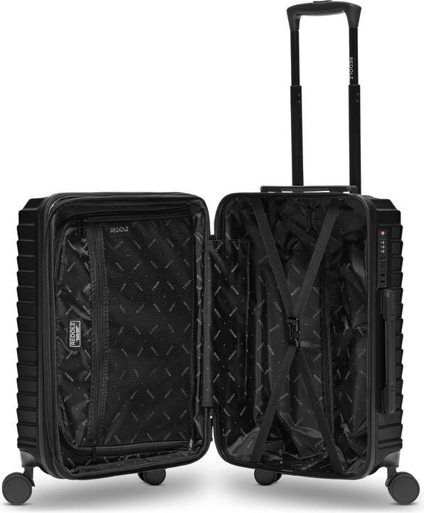 Actual product image Redolz Essentials 18 4-wheel cabin trolley 55 cm with stretch fold (44 l, Hand luggage (up to 50 litres))