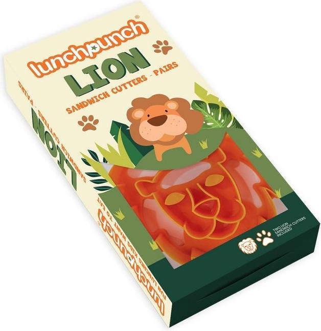 Immagine prodotto Lunch Punch Coppia di tagliabiscotti Sandwich Lion