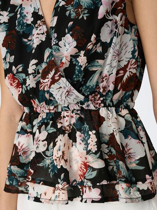 Actual product image Only Wrap Effect Peplum Top (S)