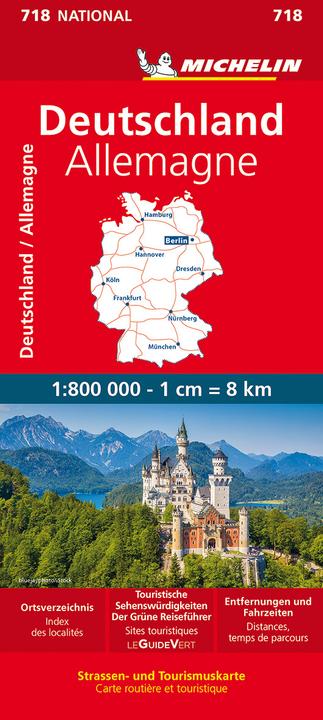 Immagine prodotto Mappa Michelin Germania. Allemagne