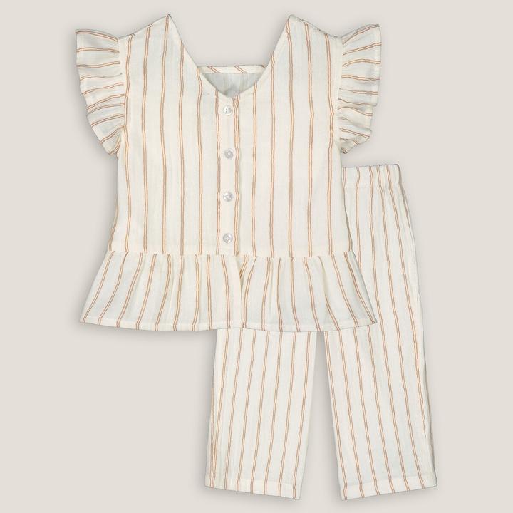 Image du produit La Redoute Collections Ensemble chemisier et pantalon (94)