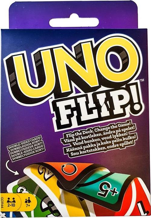 Actual product image Mattel Games Uno Flip (Multilingual)