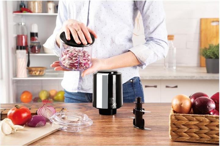 Immagine prodotto BerlingerHaus Mini Chopper 0,6L Collezione Nero Argento (600 ml, 300 W)