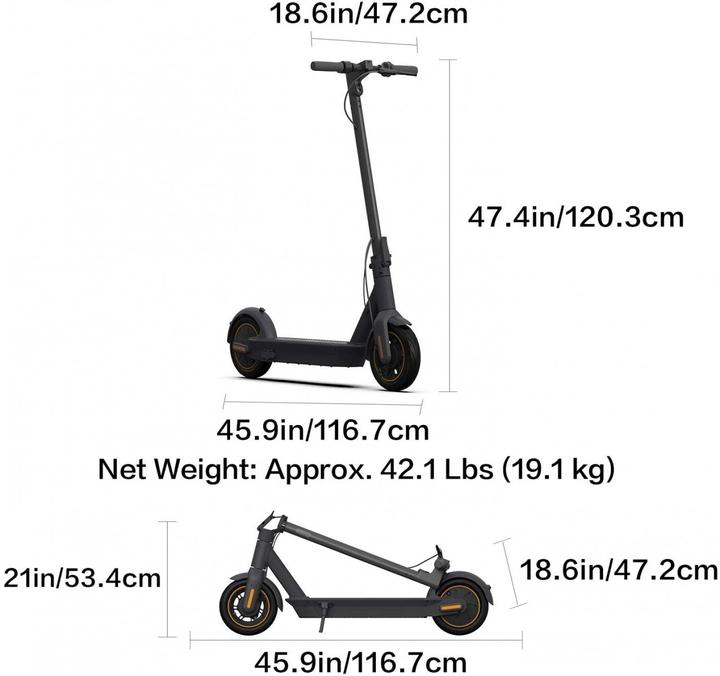 Image du produit Segway-Ninebot Max G30P (30 km/h, 65 km, 350 W)