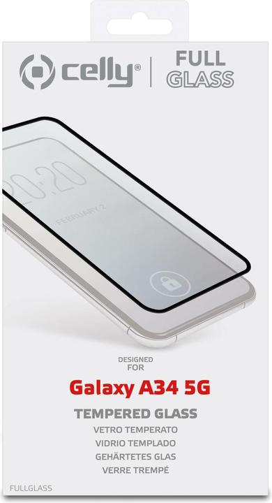 Actual product image Celly Full Glass (1 Piece, Samsung Galaxy A34 5G)