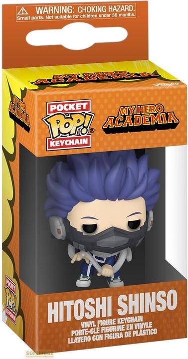 Produktbild Funko My Hero Academia présentoir porte-clés Pocket POP! Vinyl Hitoshi Shinso 4 cm (1)