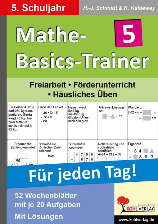 Energie-Label Mathe-Basics-Trainer / 5. Schuljahr Für jeden Tag! (Deutsch, Hans-J. Schmidt, 2010)