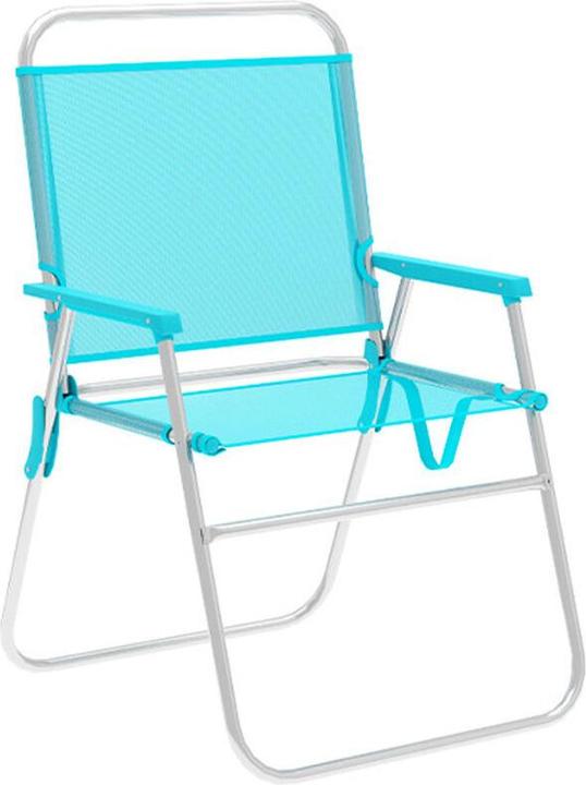 Marbueno Gepolsterte Campingstuhl Aquamarin 52 x 80 x 56 cm