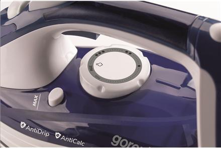Actual product image Gorenje Steam Iron SIH2600BLC Steam Iron, 2600 W, Water tank capacity 350 ml, Continuous steam 30 g/min, Blu (2600 W, 95 g/min)