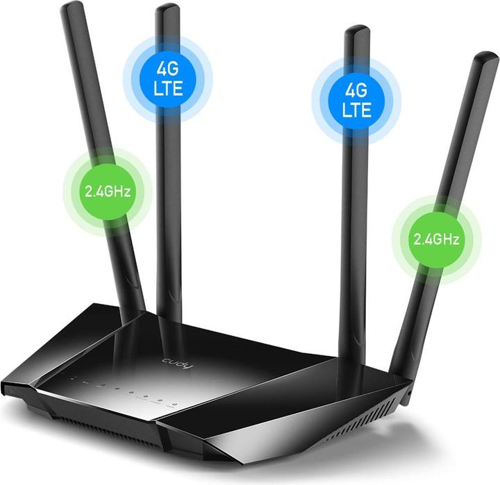 Productafbeelding Cudy PRIEIGOS TAŠKAS 4G LTE +ROUTER CUDY-LT400 2,4 GHz, 5 GHz, 300 Mbps