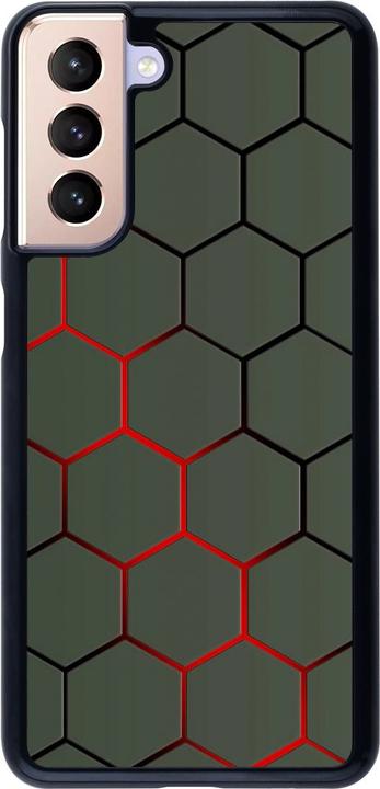 Produktbild PhoneLook Hülle Geometric Line red (Samsung Galaxy S21 5G)