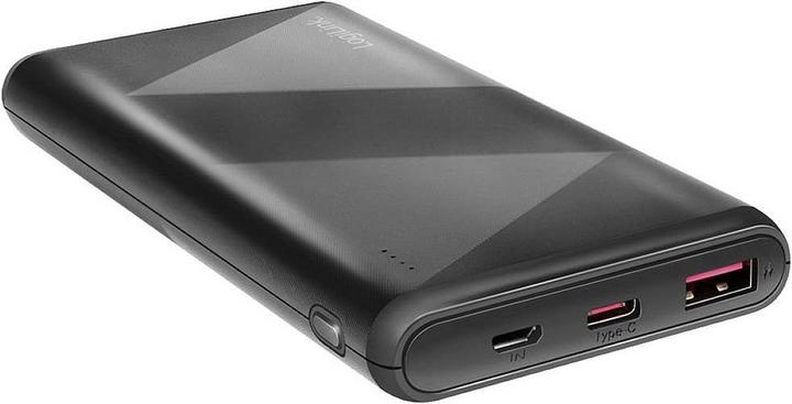 Immagine prodotto LogiLink Batteria ausiliaria mobile, 10.000 mAh, 2x USB, nero Batteria ausiliaria portatile per smartphone e (10000 mAh, 18 W, 37 Wh)