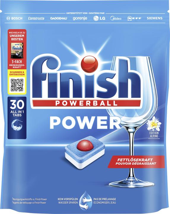 Finish Power Spülmaschinentabs, 30 Tabs (Tabs, 30 x)