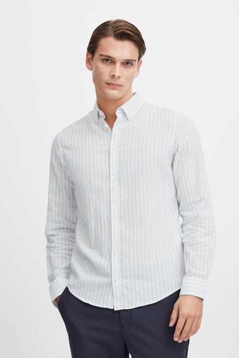 Actual product image Casual Friday CFAnton LS BD striped linen mix shirt 20504974 (3XL)