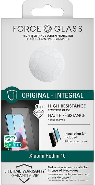 Actual product image Bigben Connected Glass screen protector (1 Piece, Xiaomi Redmi 10)