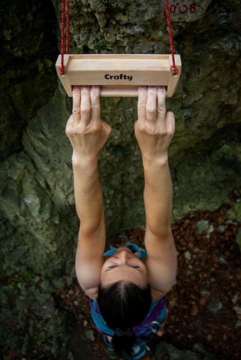 Image du produit Crafty Climbing Hangboard Ruby, planche d'entraînement