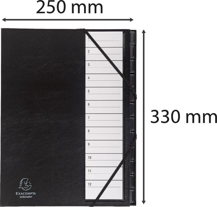 Produktbild Exacompta Ordnungsmappen mit Faltenrücke (A4, 1 x)