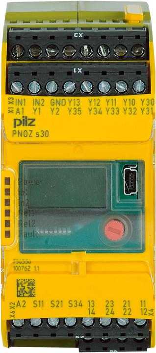 Actual product image Pilz Speed Monitor with 2NO/2NC Contacts