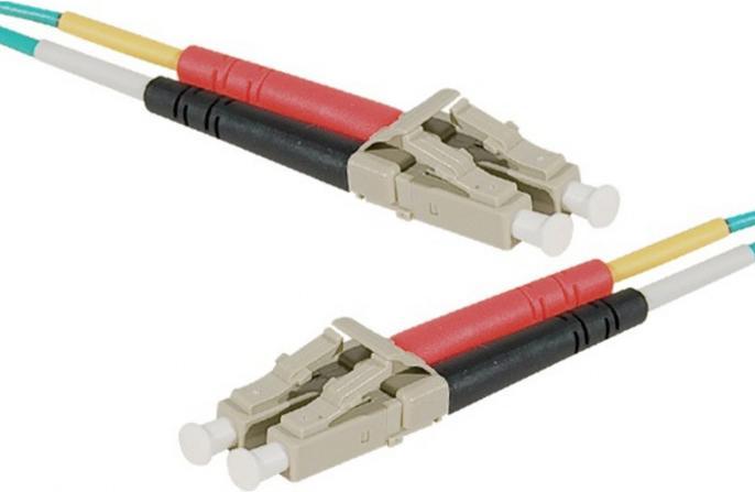 Produktbild Générique LC-UPC/LC-UPC duplex multimode OM4 50/125 Fiber patch cable aqua blue - 5 m (U/FTP, 5 m)