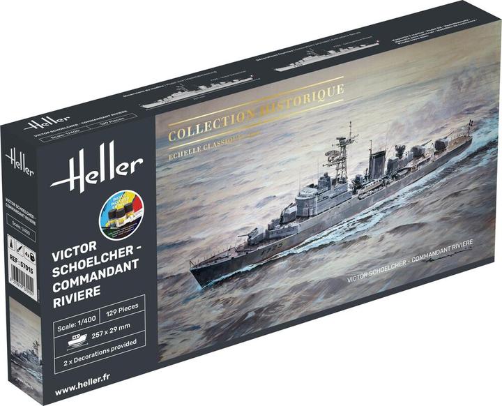 Actual product image Heller Starter Kit Victor Schoelcher - Commandant Riviere