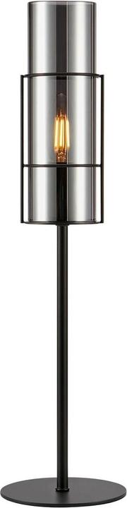 Image du produit Markslöjd Lampe de table Tubo 1L, E14, 50 cm, noir/smoke (E14)