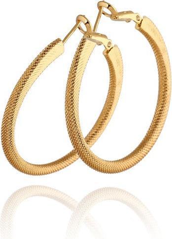 Hermex Vergoldete LUXUS Ohrringe - Gold (Kupferlegierung)