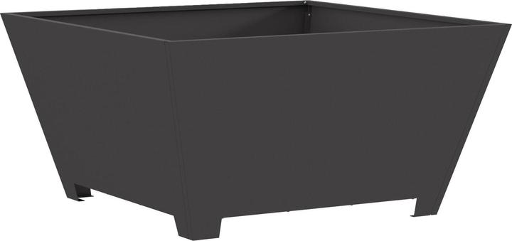 Produktbild VidaXL Feuerstelle Quadrat Schwarz 80x80x40 cm Stahl (80 cm)