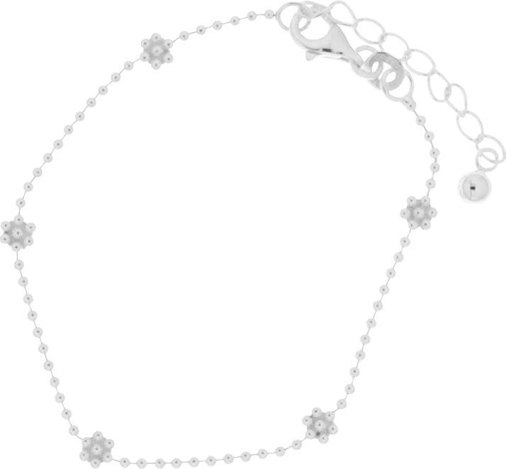 Image du produit Leyda Collier De Bras Fleur (18 cm, Argent 925)