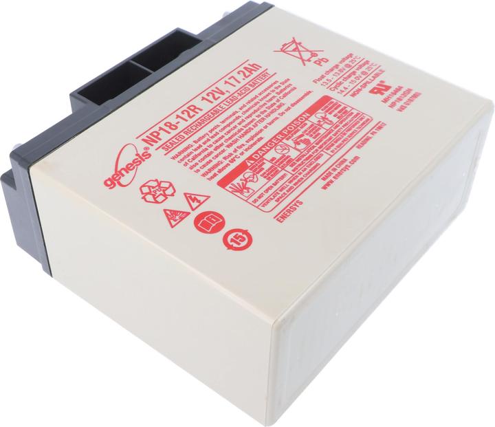 Immagine prodotto Hawker Energy Hawker Enersys Genesis NP18-12R con connessione a vite M5 (12 V, 17 Ah)