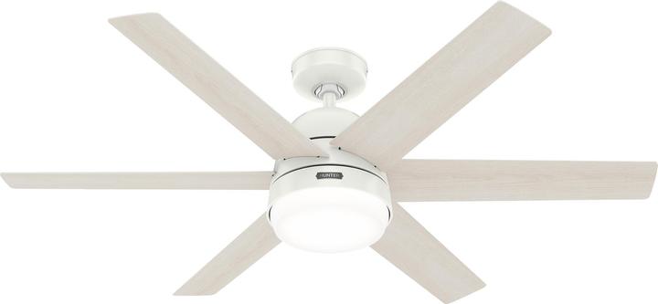 Produktbild Hunter Fans DC Deckenventilator Arete Weiss mit Licht & Fernbedienung (42.70 dB)