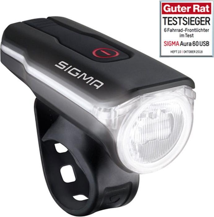 Actual product image Sigma Sport Aura 60 USB (60 lm, 60 lm)