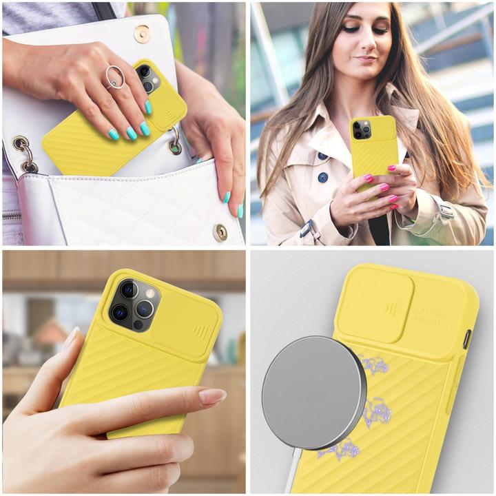 Actual product image Cadorabo TPU cover with camera protection (Apple iPhone 13 Pro Max)
