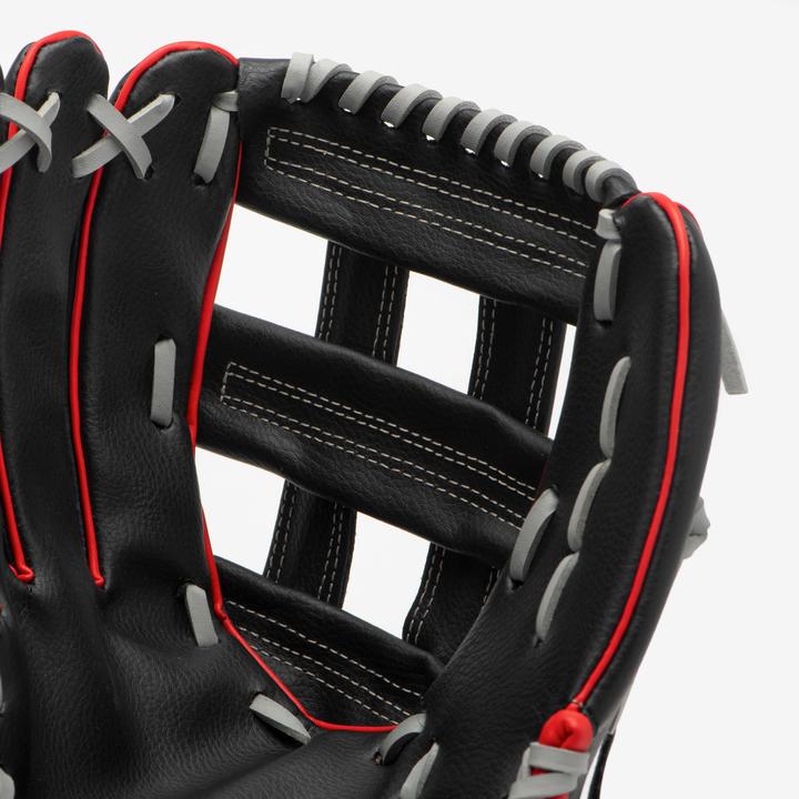 Image du produit Kipsta Gants de Baseball Femme/Homme - BA100 LHT noir/rouge (11.50")