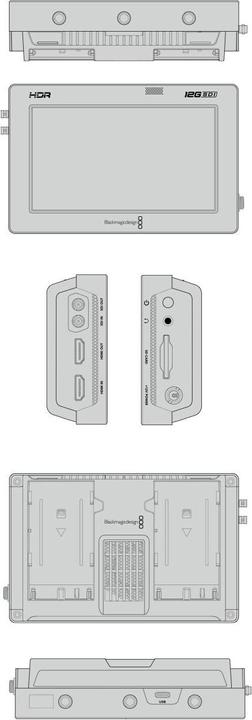 Actual product image Blackmagic Video Assist 12G SDI (5", Full HD)