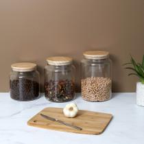 Produktbild Cook Concept Vorratsglas Glas Holzdeckel 2.9l (2.90 l)