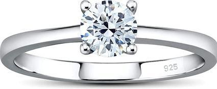 Image du produit Silvego Bague argent MADISON avec Swarovski Zirconia JJJR2339sw - Circuit : 50 mm (50, Argent 925)
