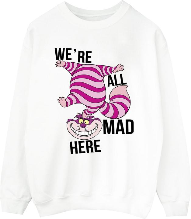Disney Alice In Wonderland All Mad Here Sweatshirt