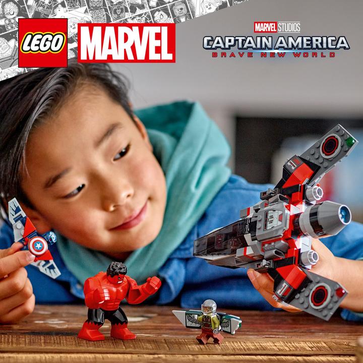 Immagine prodotto LEGO Showdown zwischen Captain America und Red Hulk (76292, LEGO Marvel)