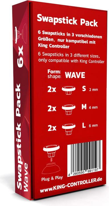 Produktbild King Controller Swapstick Sixpack Wave