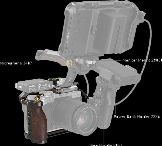 Produktbild SmallRig 3872 Retro Handheld Cage Kit für FUJIFILM X-T5 (Neuheit) (Cage)