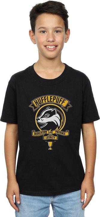 Actual product image Boys Hufflepuff Toon Crest T-Shirt (140, 146)