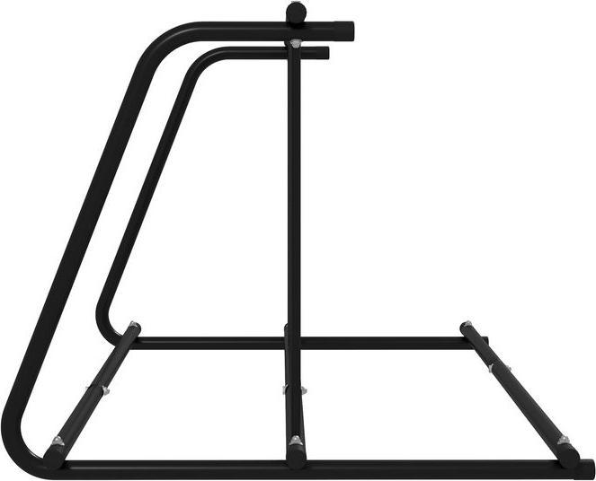 Produktbild Swisshandel24 Fahrradständer für 4 Fahrräder, wetterbeständig, zusätzliche Halterung, 155x100x75cm, Schwarz