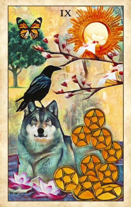 Actual product image Raben Tarot (German, MJ Cullinane, 2019)