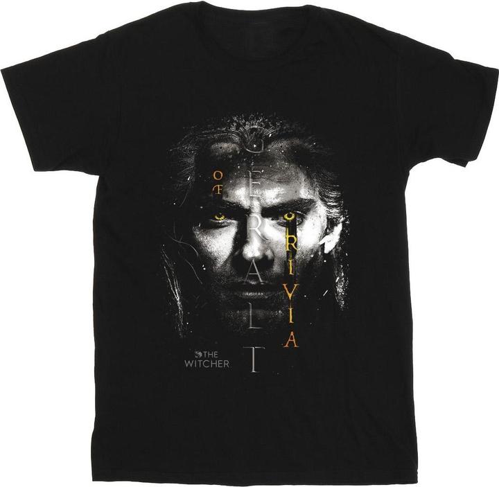 Produktbild Netflix The Witcher Geralt Glowing Eyes TShirt (L)