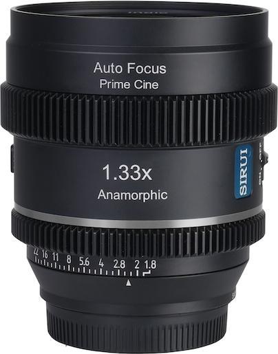 Immagine prodotto Sirui 20AF133X-MN 20mm AF Anamorphic Objektiv (MFT-Mount, Neutral Flare) (C-mount, APS-C / DX)