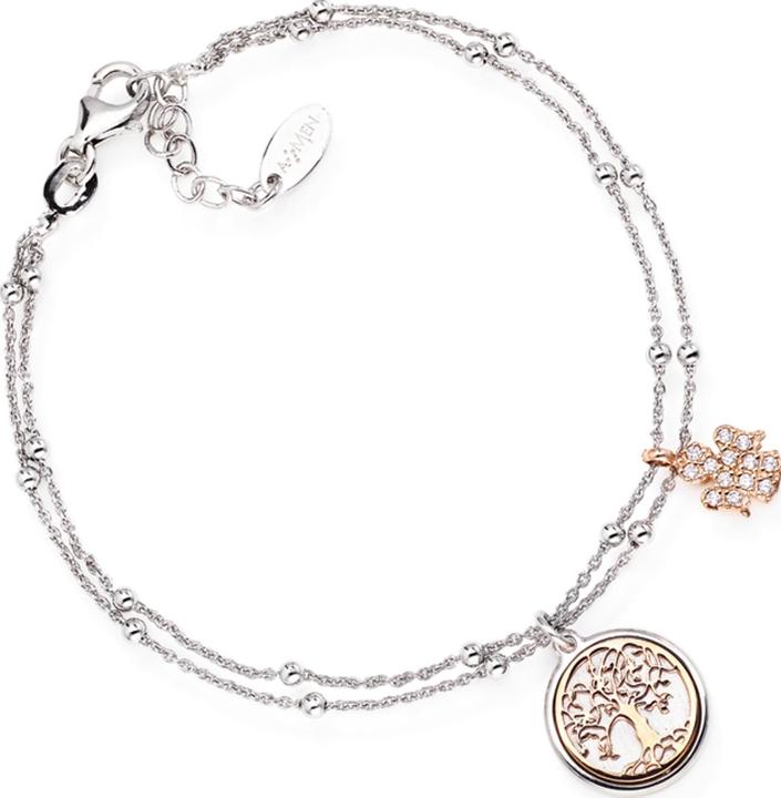 Amen Tree of Life Angel Armband (17 cm, 925er Silber)
